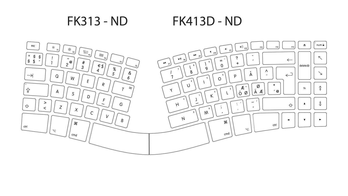 Matias Sculpted Ergonomic Rechargeable Keyboard
