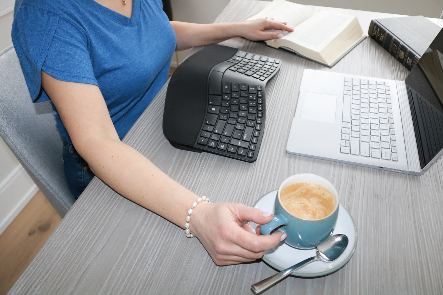 Matias Sculpted Ergonomic Rechargeable Keyboard