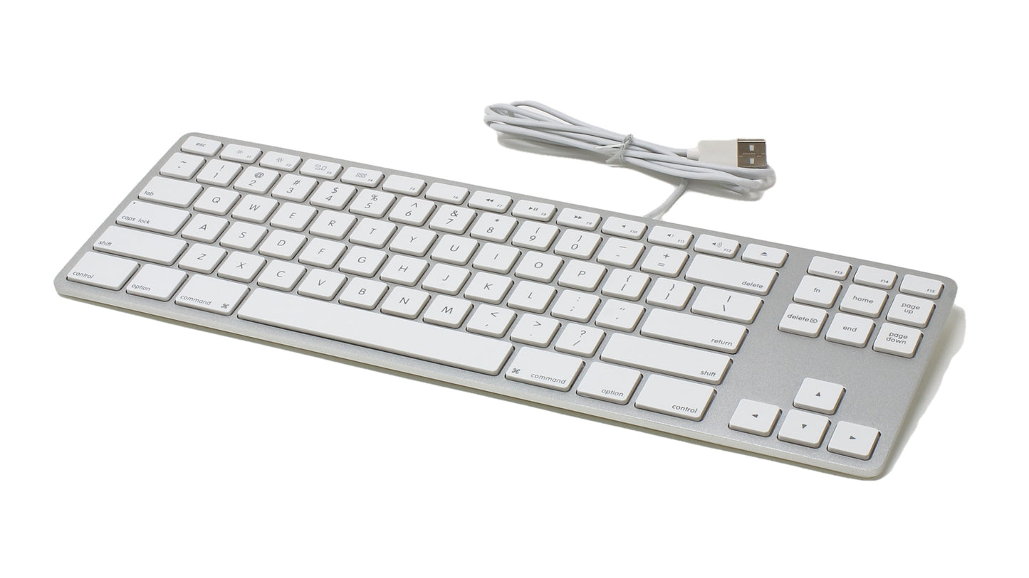 Matias Wired Aluminum Tenkeyless Keyboard for Mac