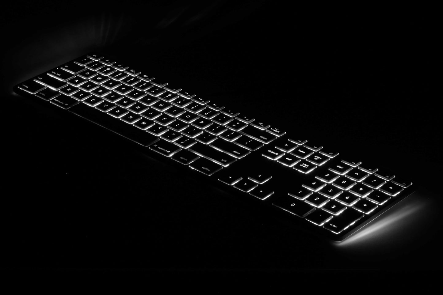 Matias RGB Backlit Wired Aluminum Keyboard for PC