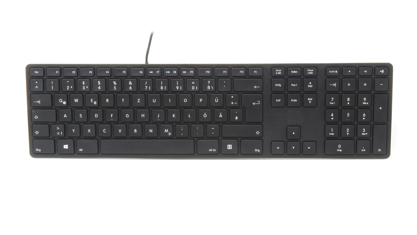 Matias RGB Backlit Wired Aluminum Keyboard for PC