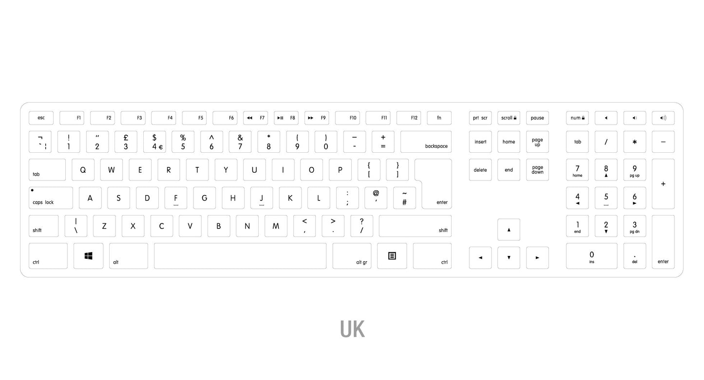 Matias RGB Backlit Wired Aluminum Keyboard for PC