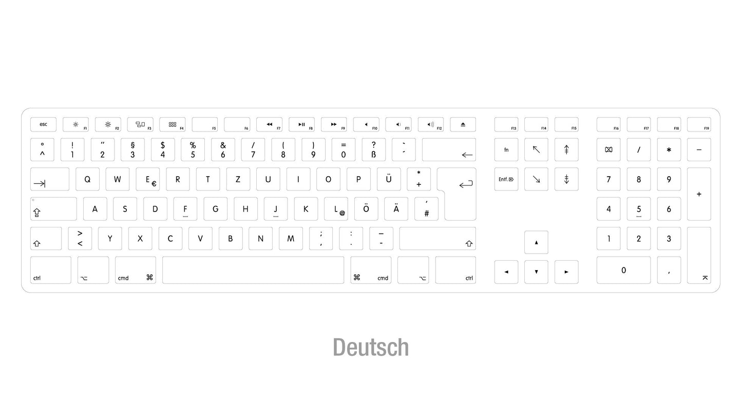 Matias Wired Aluminum Keyboard for Mac