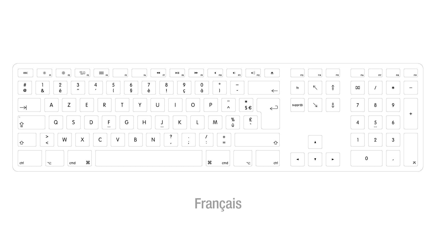 Matias Wired Aluminum Keyboard for Mac