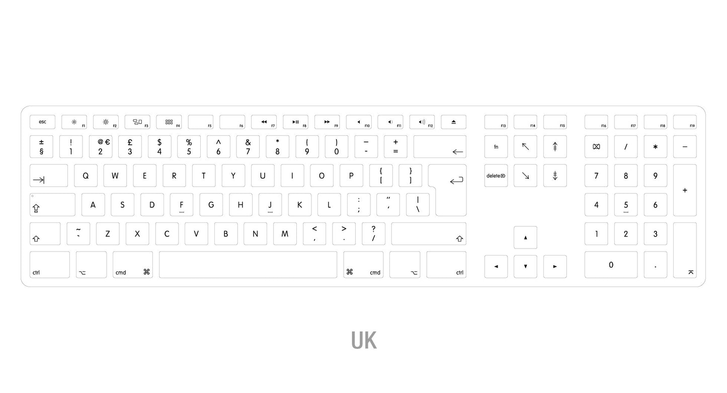 Matias Wired Aluminum Keyboard for Mac