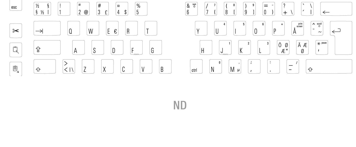 Matias Programmable Ergo Pro Keyboard for Mac
