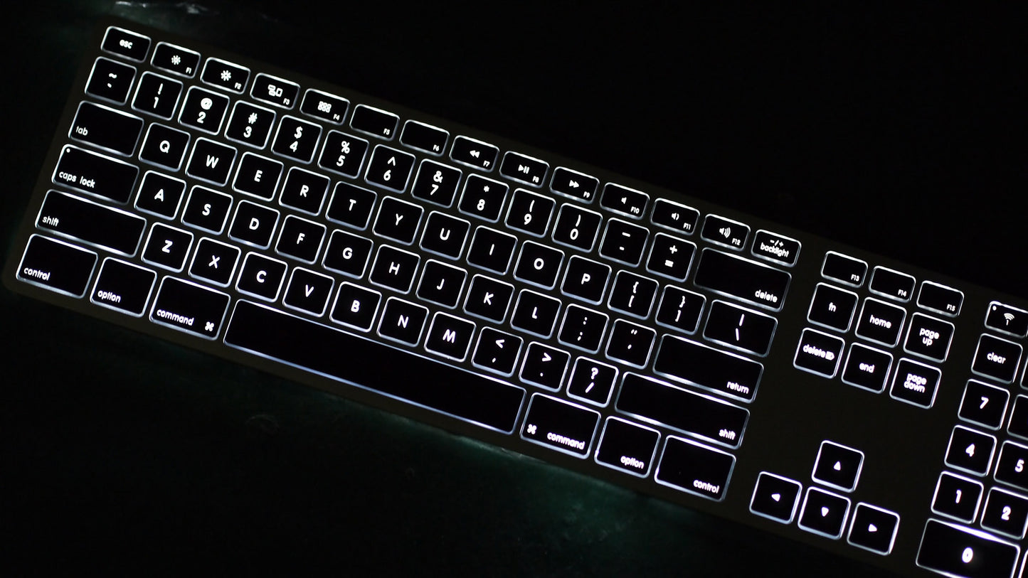 Matias Backlit Wireless Aluminum Keyboard