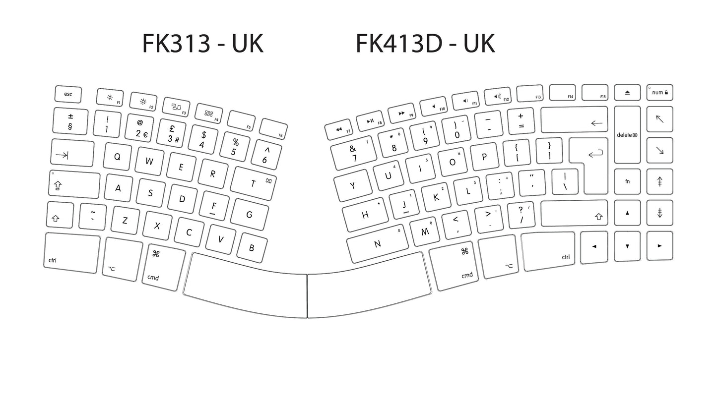 Matias Sculpted Ergonomic Rechargeable Keyboard