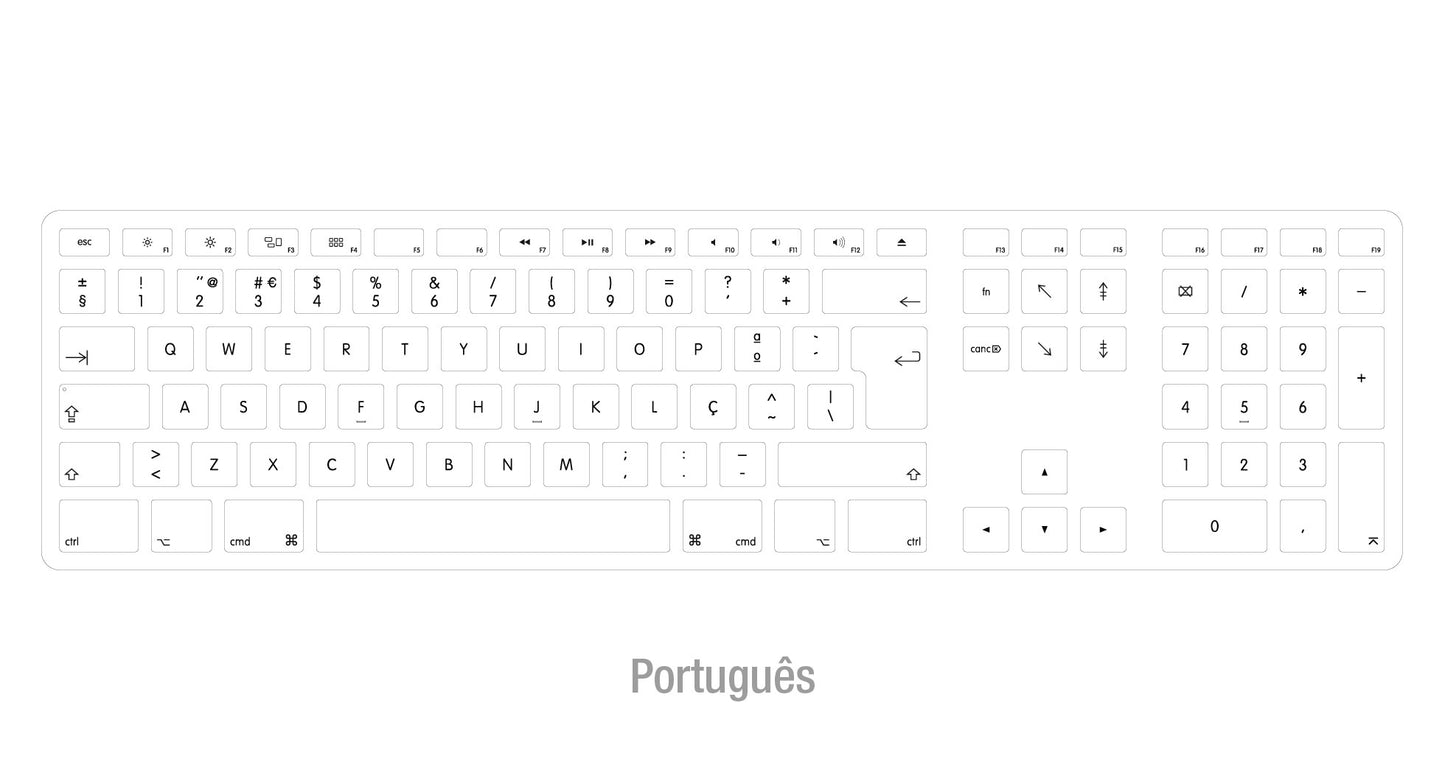 Matias Wired Aluminum Keyboard for Mac