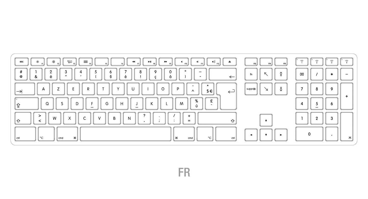 Matias Wireless USB-C Aluminum Keyboard