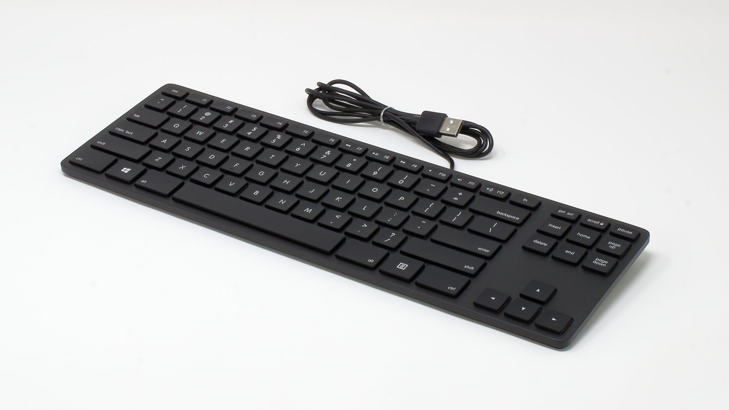 Matias RGB Backlit Wired Aluminum Tenkeyless Keyboard for PC - FK308PCLBB