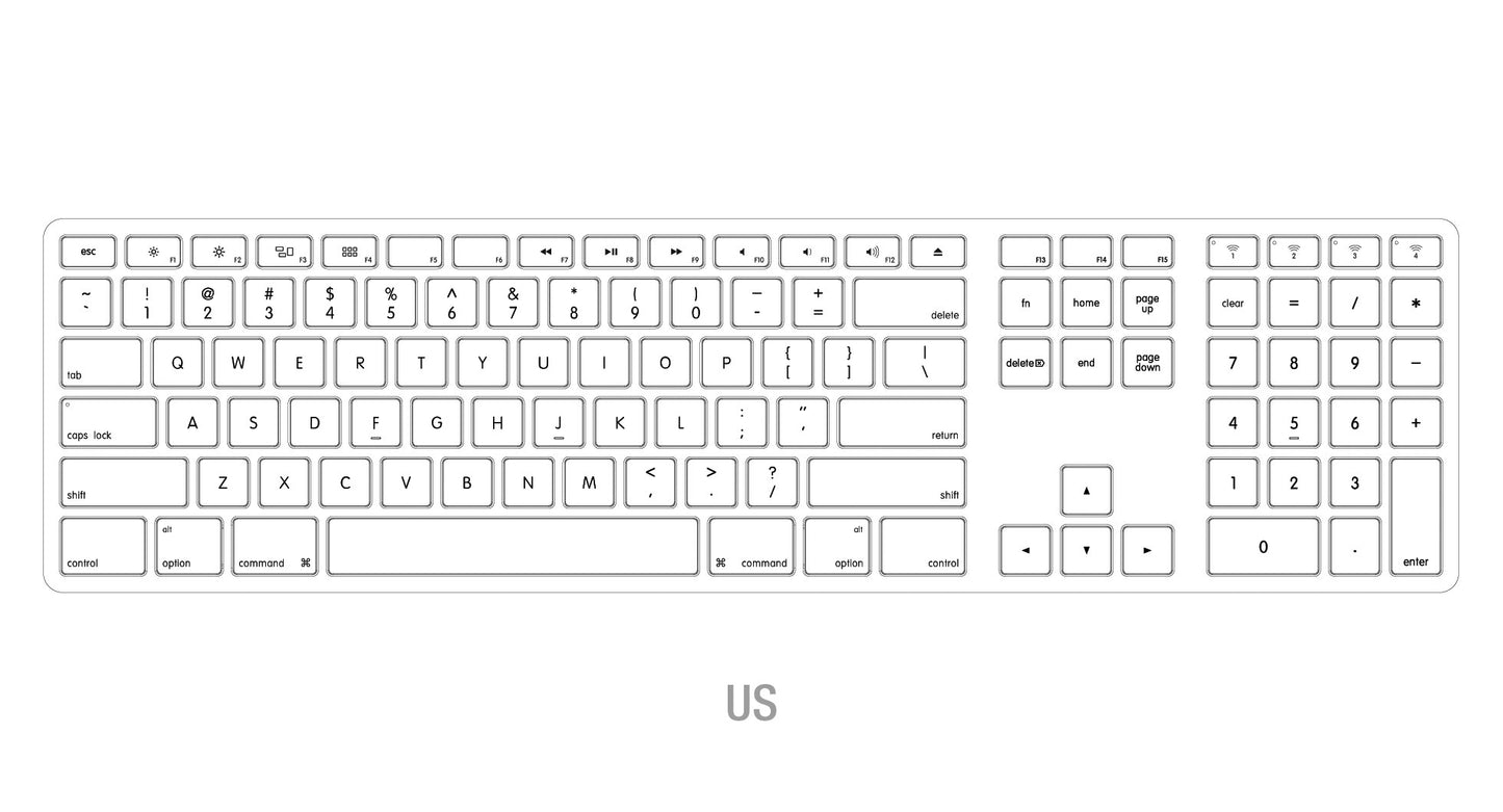 Matias Wireless Aluminum Keyboard